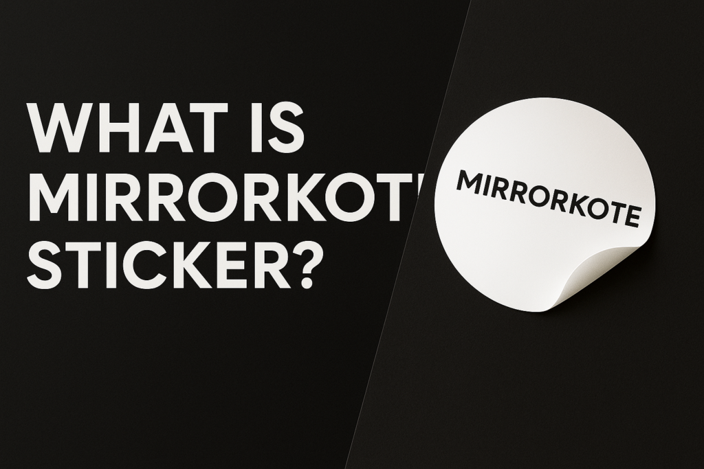 what is mirrorkote sticker?