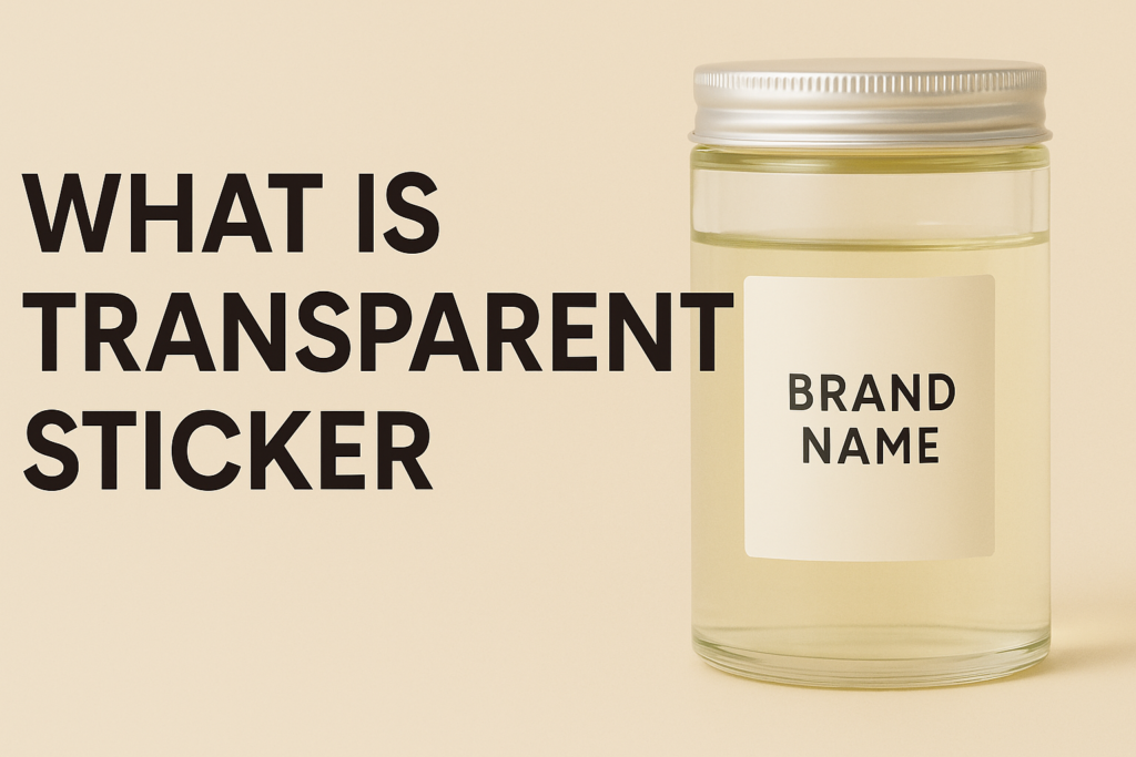 What is transparent sticker?