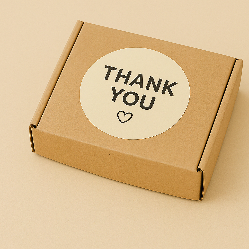 thank you stickers