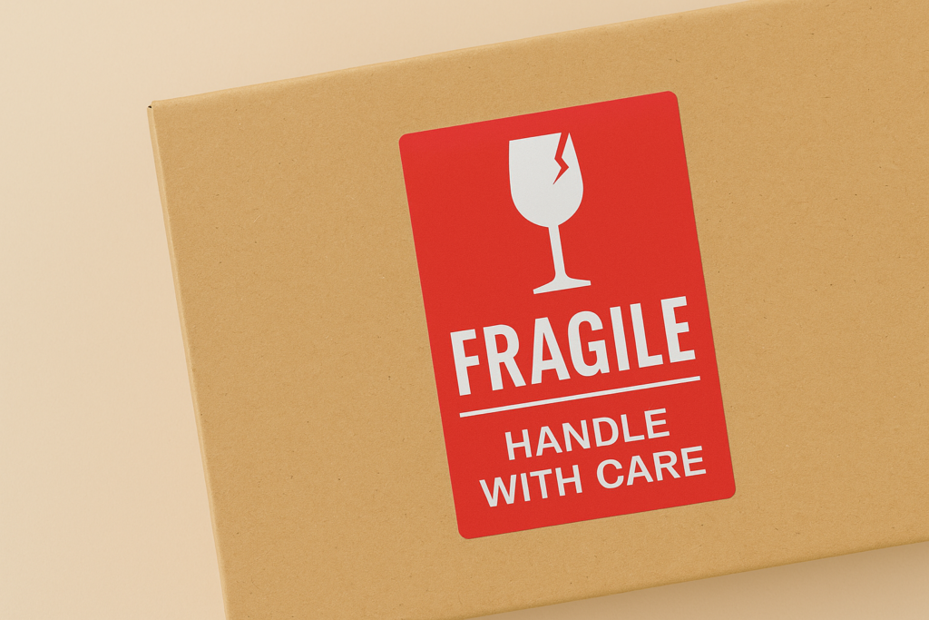 fragile sticker