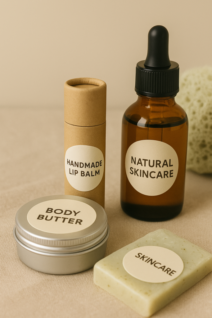 sticker printing for lip balms & beauty products